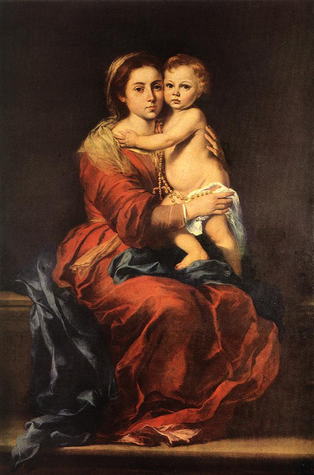 Virgin and Child with a Rosary sg